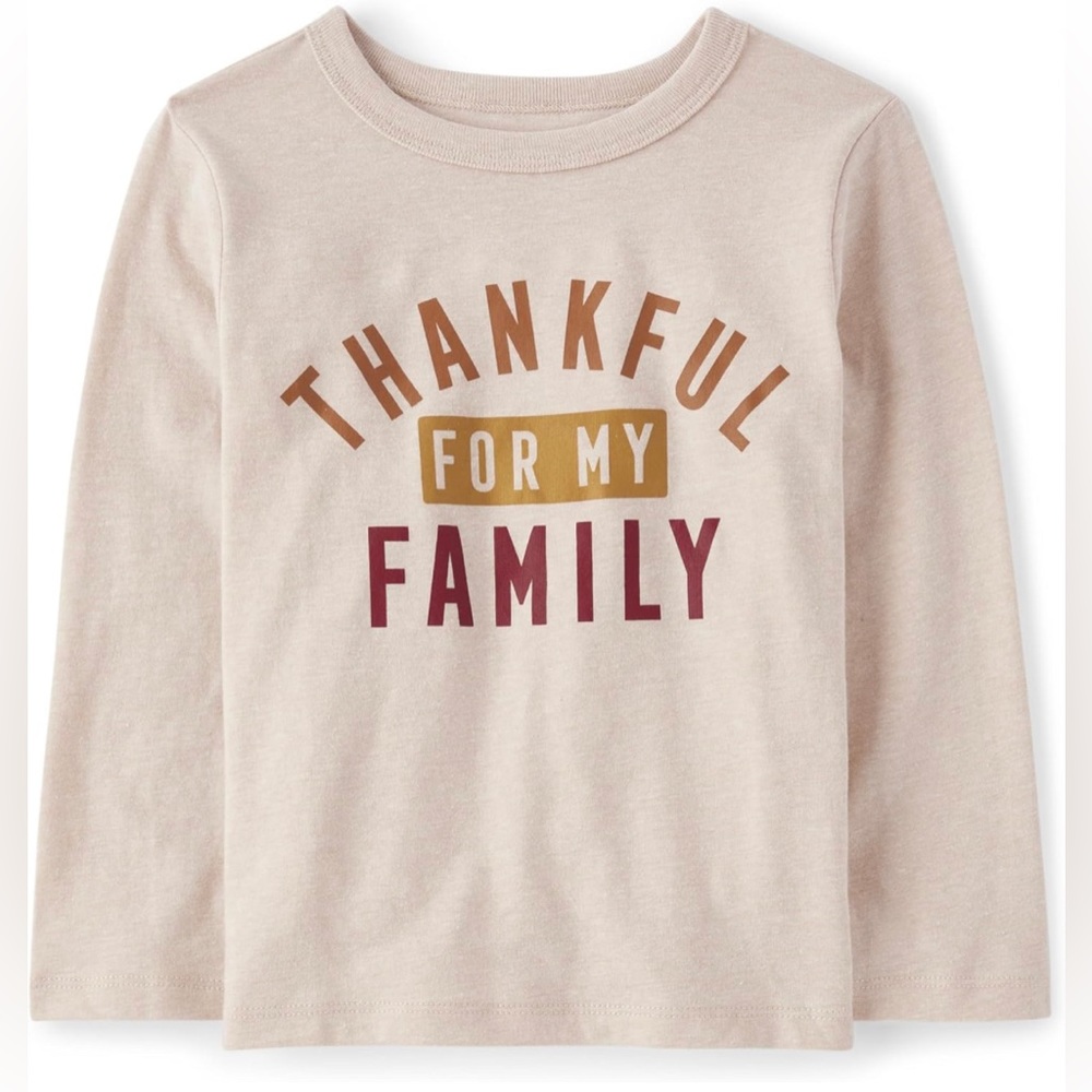 H&M tee “Thankful for my Family” shirt holiday thanksgiving